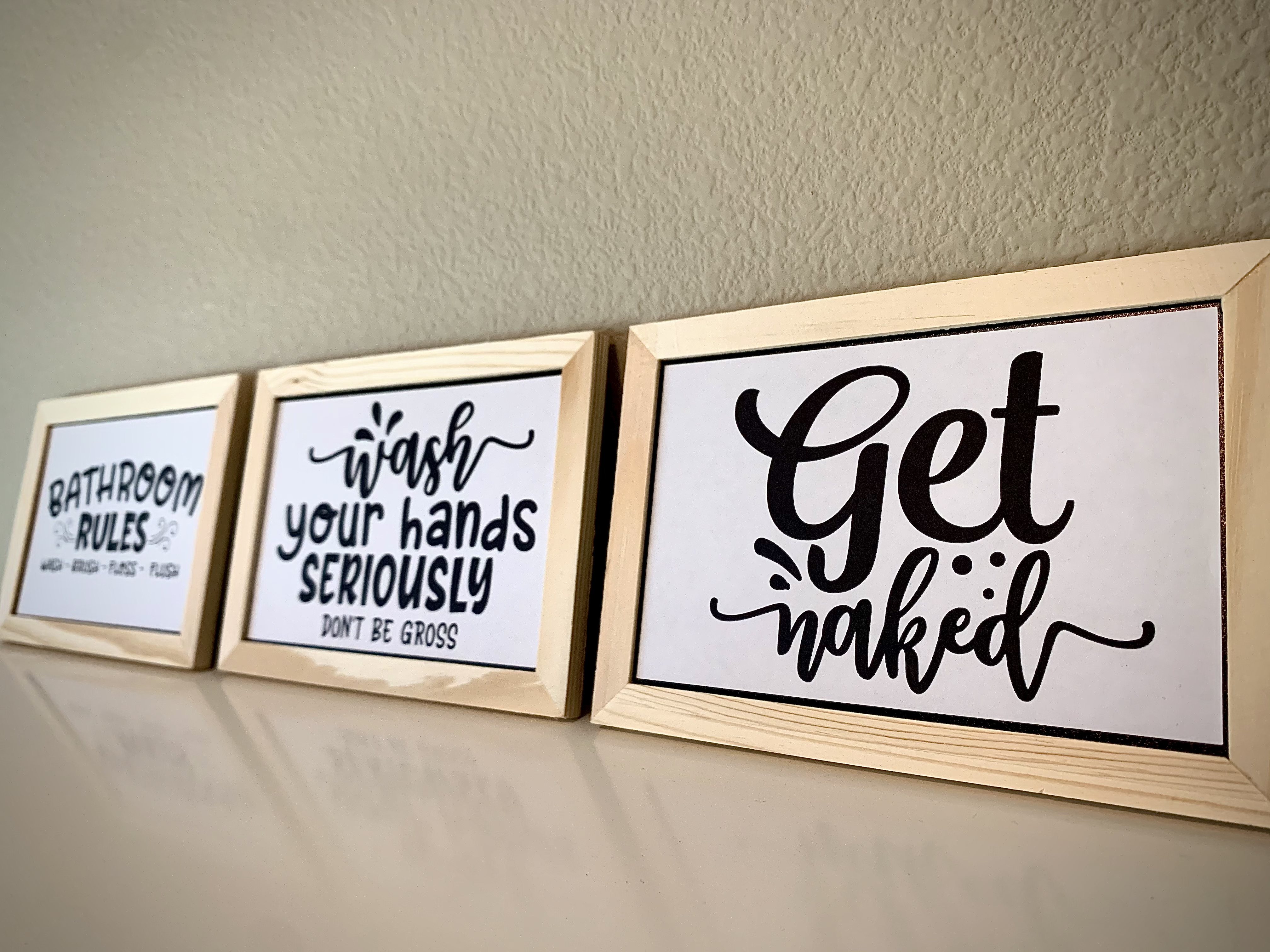 5X7 Wooden Signs