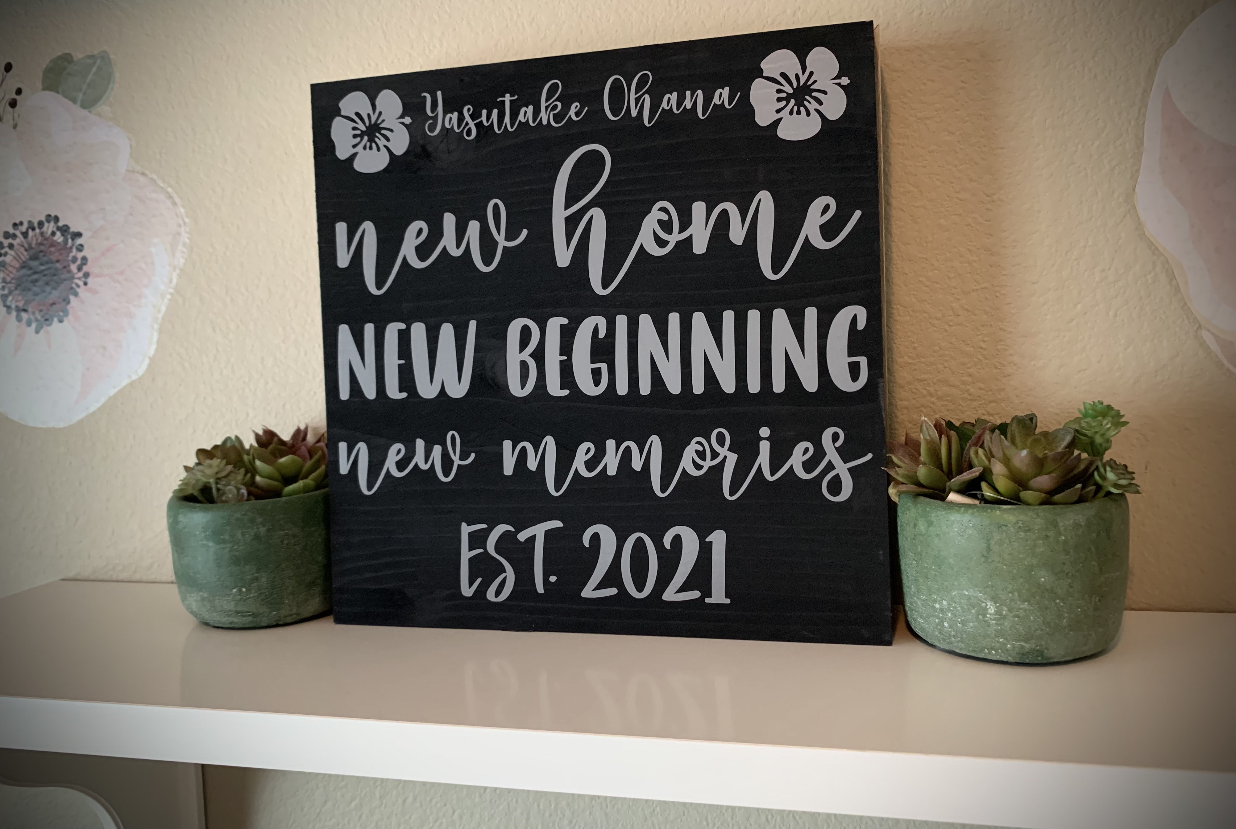 12 X 12 Wooden Sign